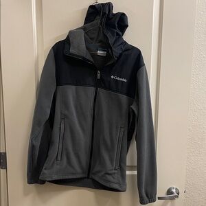 Columbia Kids' Black and Gray Raincoat